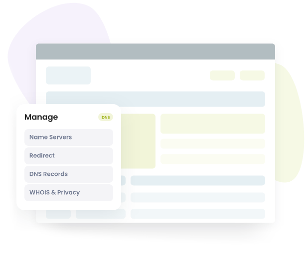 An illustration of a website interface
